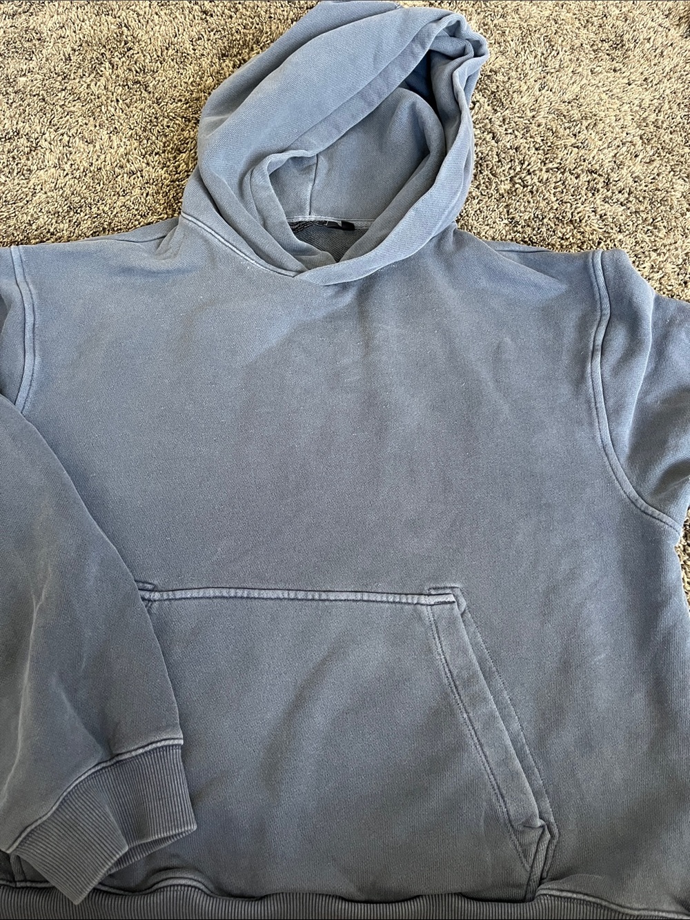 Vineyard Vines Washed Blue Hooded Pullover Sweatshirt/hoodie! Medium. Ladies.